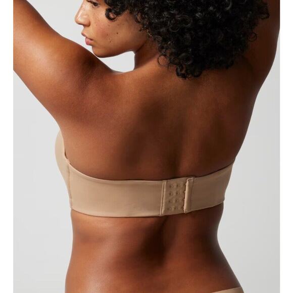 Soma 44 G Stunning Starlet Strapless Bra Soft Tan 44G Underwire Padded NWT - Picture 5 of 11